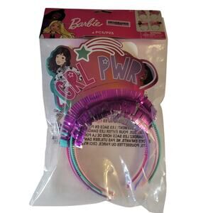 Barbie Party Headbands 4-Pack Birthday Girl Power Dream Favors Kids Accessories